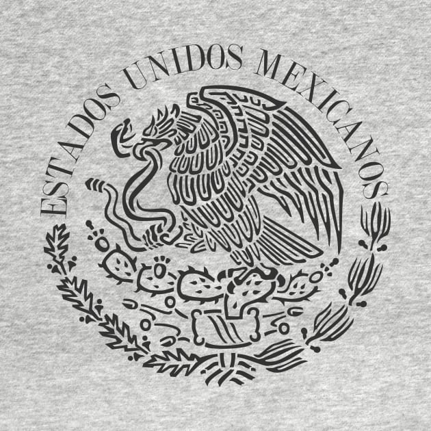 Estados unidos mexicanos - black lettering by verde